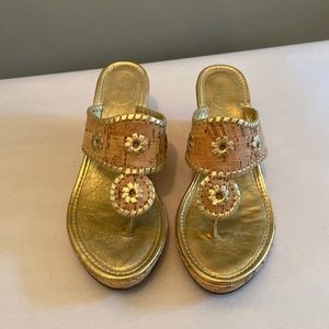 Jack Rogers Marabella Wedge Size 8